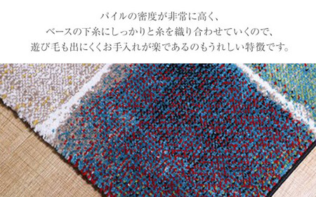 02-AP-0113・ウィルトンカーペット パレット 133×190ｃｍAA437