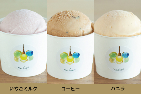 ジェラート6種6個セット｜ジェラート アイス アイスクリーム スイーツ ミルク いちご ブルーベリーヨーグルト バニラ ピスタチオ ギフト 仙台 富谷 なかお NAKAO デザート [0249]