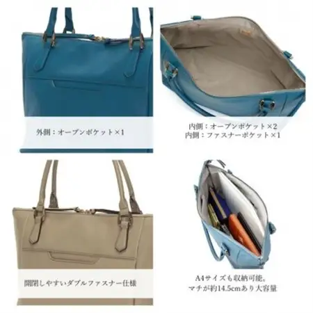 【濱野皮革工藝のトートバッグ】ニュー アルディー トート(スティールブルー)_装飾品・工芸品 トートバッグ・ショルダーバッグ 鞄・バッグ かばん カバン_【1089517】