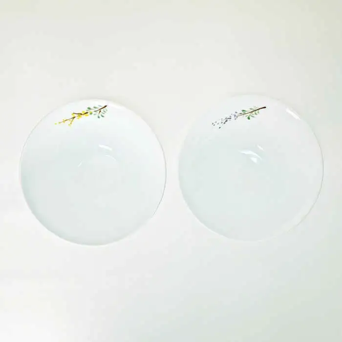 【波佐見焼】お茶碗 ペア ラベンダー・ミモザ 食器【大新窯】[DC164]