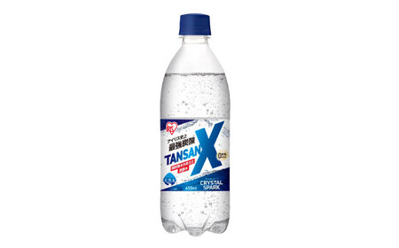 【6回定期便】TANSAN X 炭酸水 450ml×24本 / 飲料 ミネラルウォーター 強炭酸  [41ACAA114]