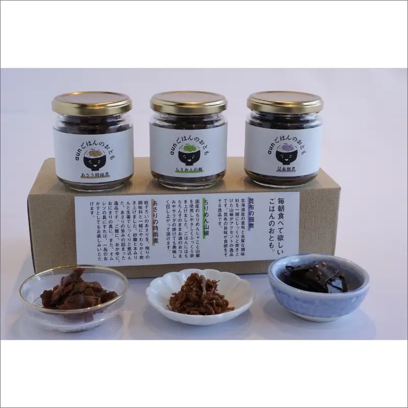 KISSUIEN特製ごはんのおとも3種セット