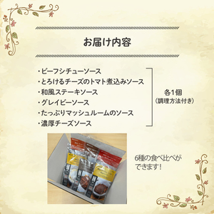 ハンバーグ 【全3回定期便】 煮込み 6種 食べ比べ セット