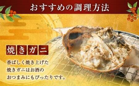北海道 小樽市産 ワタリガニ 1.6kg （400g×4尾） 蟹 かに ワタリ蟹