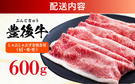 【訳あり】おおいた豊後牛 赤身霜降り しゃぶしゃぶすき焼き用 600g   日田市 黒毛和牛 牛肉 サーロイン 霜降り 豊後牛 しゃぶしゃぶ すき焼き 訳あり [AREI035]