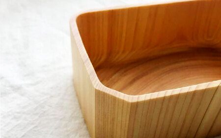 弁当箱 媛ひのき お弁当箱 Sサイズ（角なし・クリア）弁当箱[AGCO108]