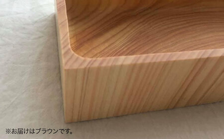 弁当箱 媛ひのき お弁当箱 Lサイズ（角あり・ブラウン）弁当箱[AGCO117]