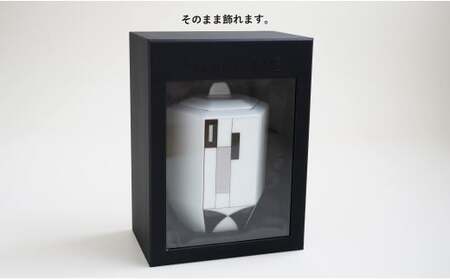 有田焼 Angel’s home 天使たちのおうち ARTDECO SILVER / BLACK -アールデコ- シルバー / ブラック【よう楽庵・たかす】六角型 ペット 骨壺 小型犬 犬骨壺 猫骨壺 動物骨壺 仏具 ミニ 骨壺 メモリアルポット df013