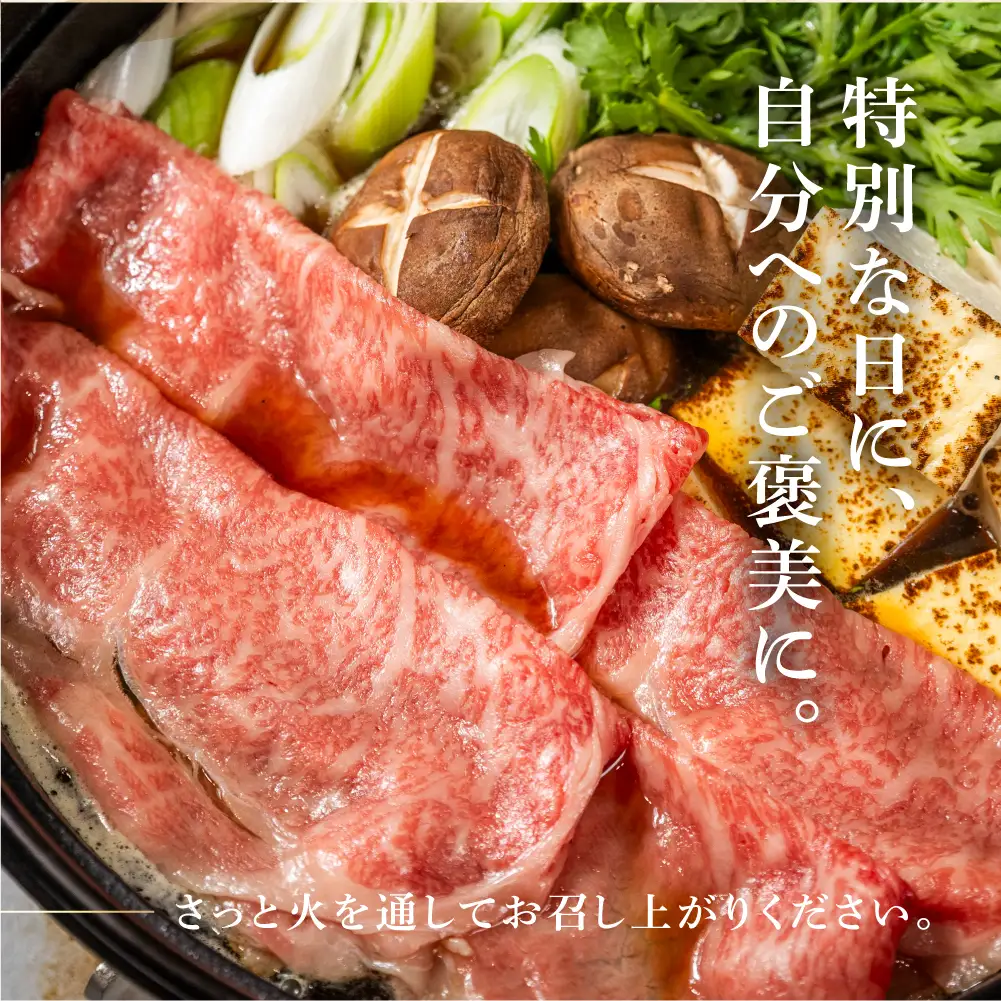 飛騨牛 肩ロース薄切り すきやき・しゃぶしゃぶ用 500g | 牛肉 飛騨牛 山武商店 LZ020