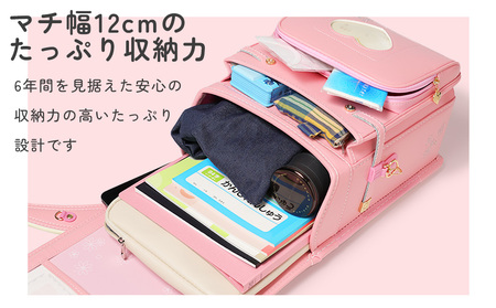 [amant] ランドセル 4Lワイド ロマンティックフラワー 低反発クッション 女の子 (ペールイエロー) [50009] FN-Limited-PR　AY378