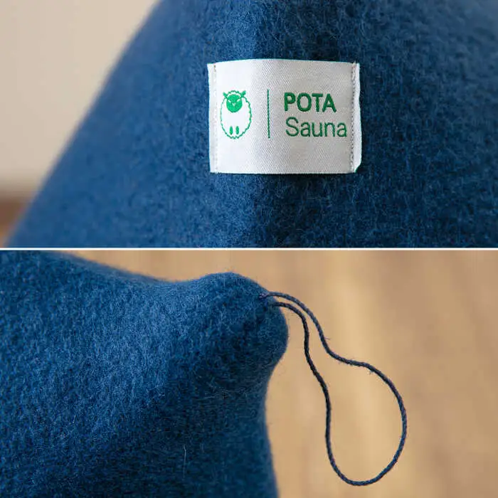 【カラー選べる】 ウール100％ サウナハット 糸島市 / POTA WOOL【POTA Sauna】 [AZO001] 羊毛 帽子