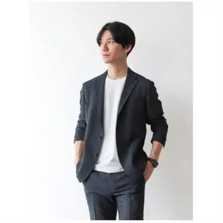 ホワイト Lサイズ メンズ 10Years 26ゲージ スムースコットン クルーネックTシャツ【1584327】