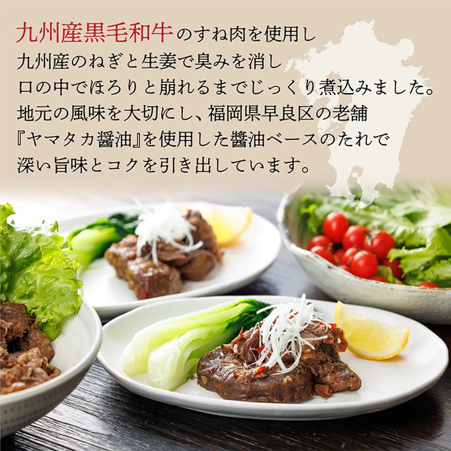 【ふるなびWEEK対象】九州産 黒毛和牛 スネ肉煮込み (約5人前) _c-119