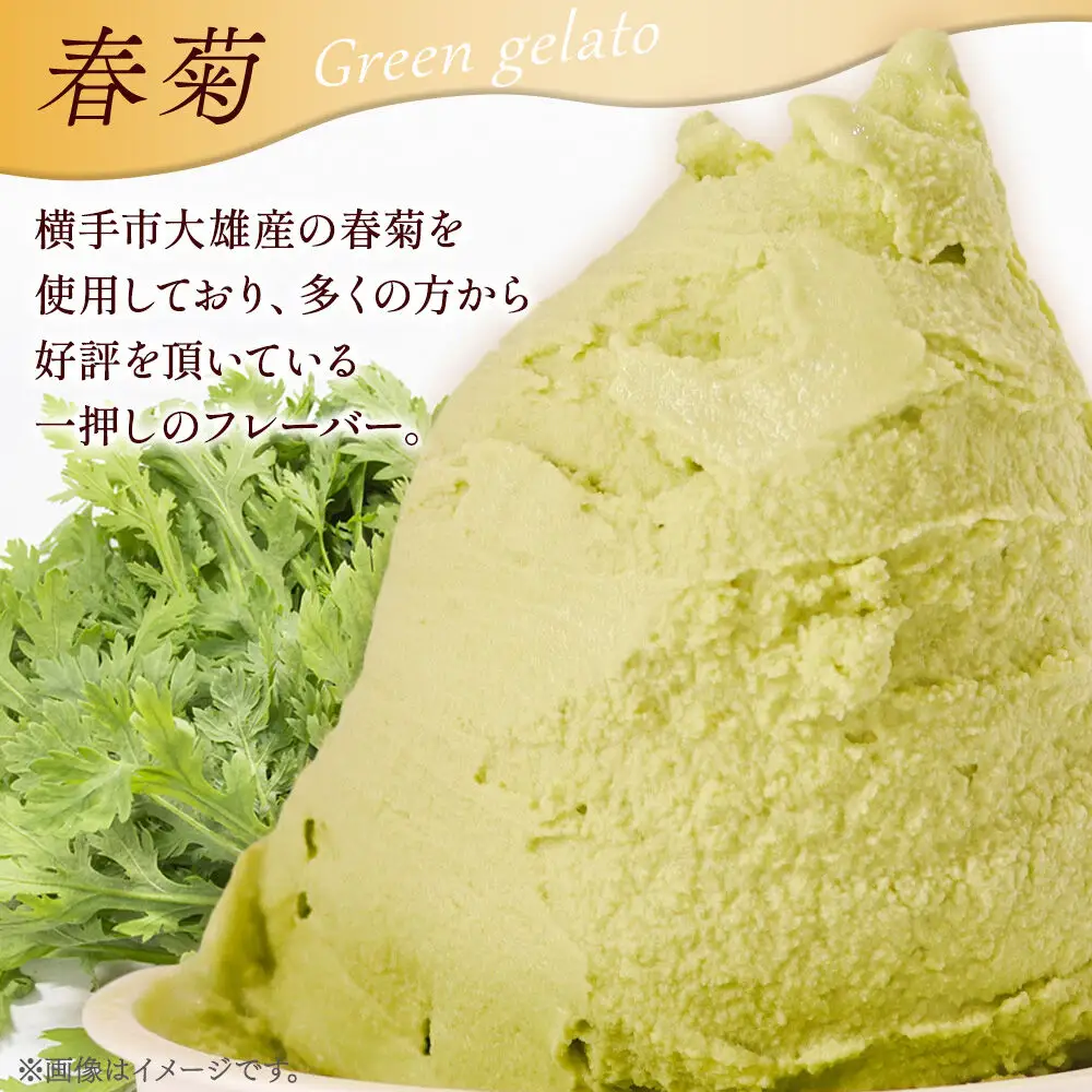 ジェラート 春菊 約100g×8個