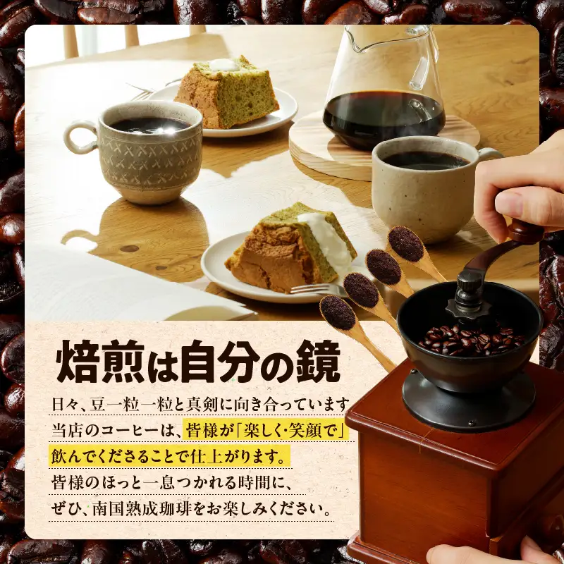 南国薩摩 熟成珈琲 豆（ 100g × 4種 ） K374-001_03 コーヒー