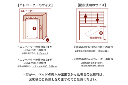 ザ・ベッド 延長用 ベンチ セミシングル 90サイズ 生成 90×50cm 脚付きマットレス 脚18.5cm ベッド 延長【 栃木県 足利市 】 F7Z-1282