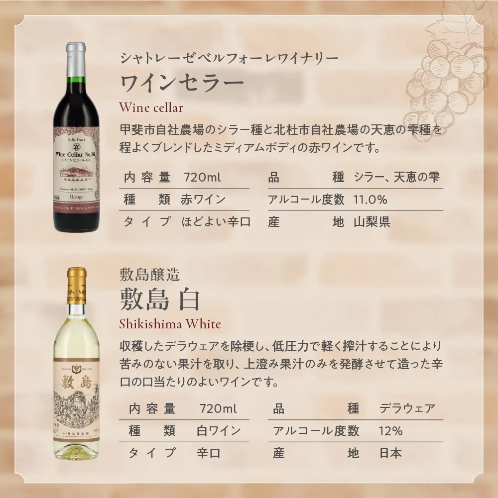 甲斐市ワインワイナリー堪能６本セット 山梨 ワイン 赤ワイン 白ワイン 甘口 辛口 飲み比べ 山梨県 甲斐市 AD-252