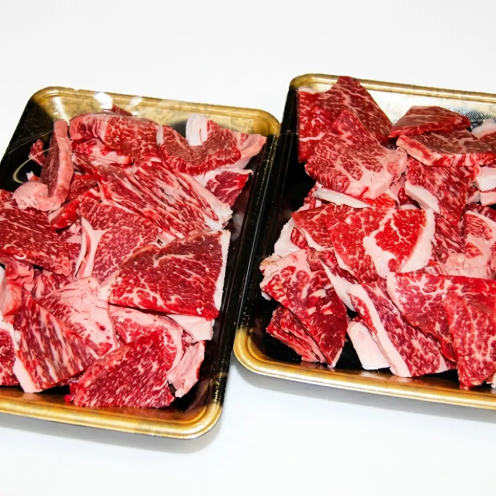 牛肉 A5 等級 黒毛和牛 ふぞろいのカルビ お徳用 牛肉【1kg】【訳あり】