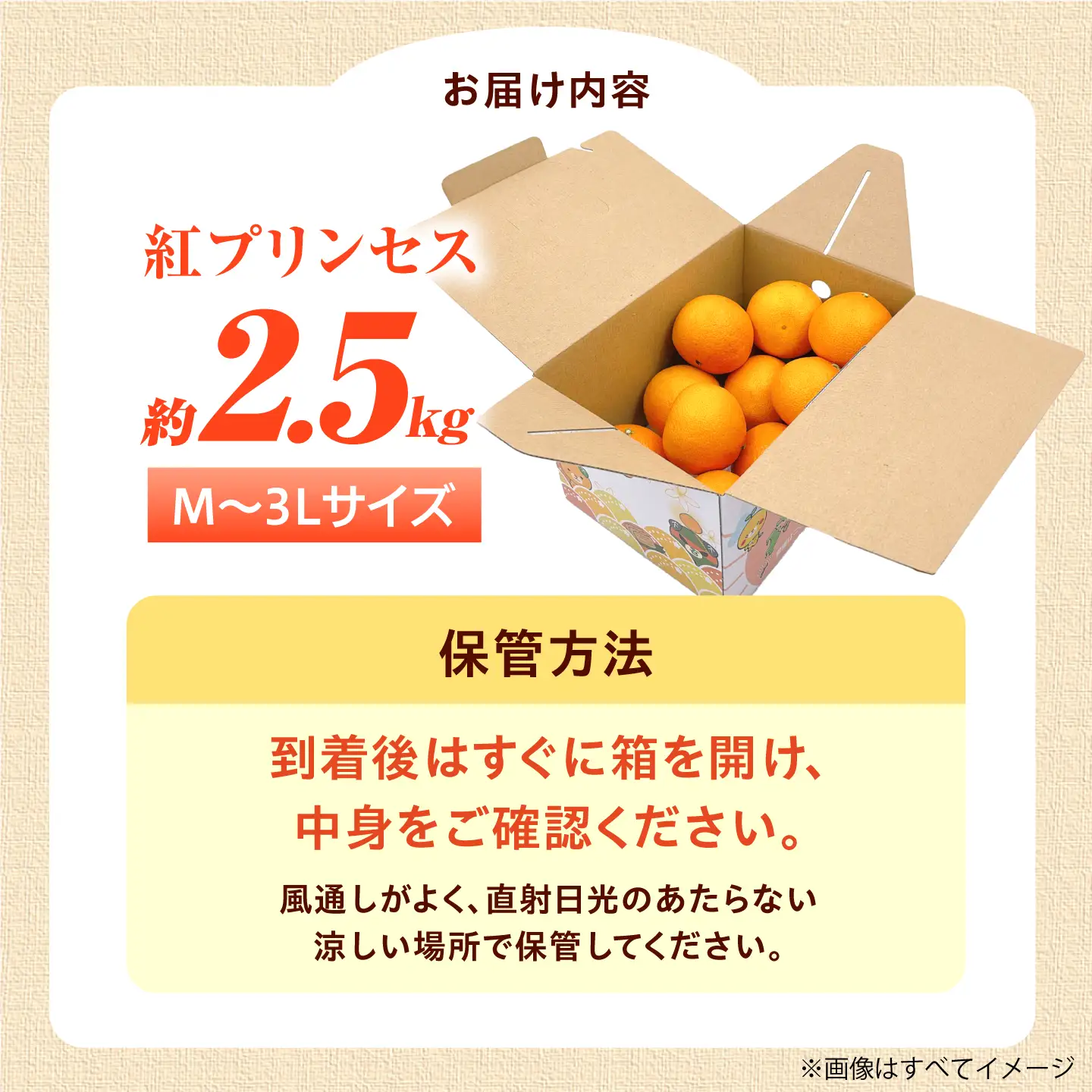 紅プリンセス 愛果48号 2.5kg M-3Lサイズ フルーツ 果物 みかん BJBI002