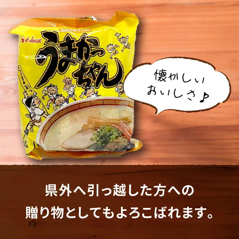 九州の味 豚骨ラーメン うまかっちゃん 20食セット（5食×4袋） [VCL143]