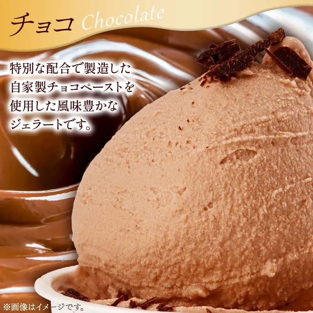 ジェラート チョコ 約100g×8個
