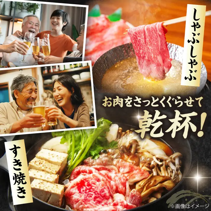 近江牛 赤身 すき焼き・しゃぶしゃぶセット[AQAO003] 近江牛 牛肉