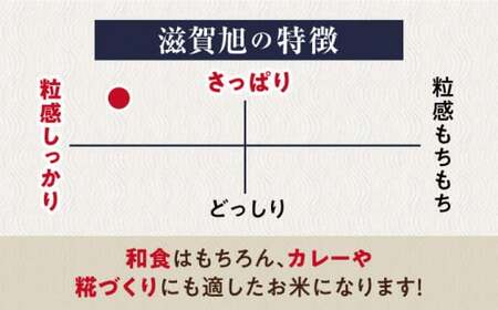 【先行予約】令和8年産 新米 6回定期 滋賀旭 5kg 玄米 [AQCP049]
