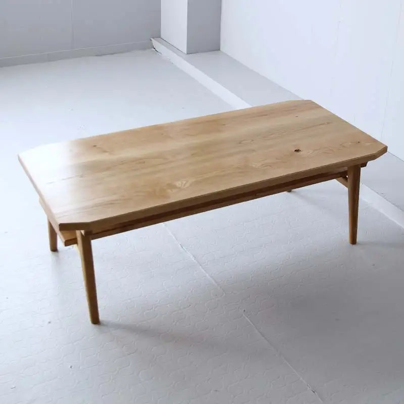 センターテーブル （道産ナラ）北海道  MOOTH インテリア 手作り 家具職人 リビングテーブル　ローテーブル 家具 家具 家具 家具 家具 家具 EB8-0069