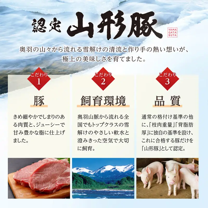山形豚の角煮と訳あり角煮食べ比べセット 220g FZ26-886