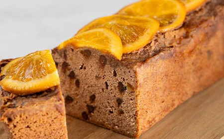 鏡石の米粉を使った パウンドケーキ（チョコとオレンジ） ※膨張剤不使用 菓子 スイーツ ケーキ  F6Q-116