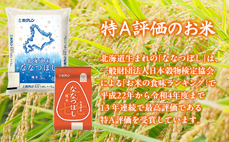 【10ヶ月定期配送】（精米2kg）ホクレン喜ななつぼし 