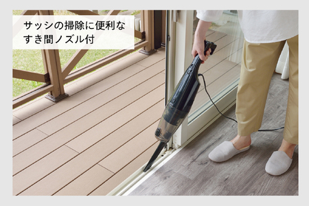 サイクロンスティック型クリーナー ブラック (TC-5182B)