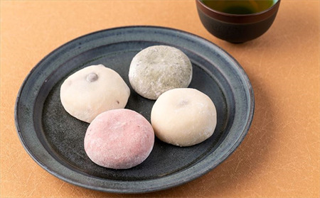 「団平大福」24個（白、草、梅、豆）