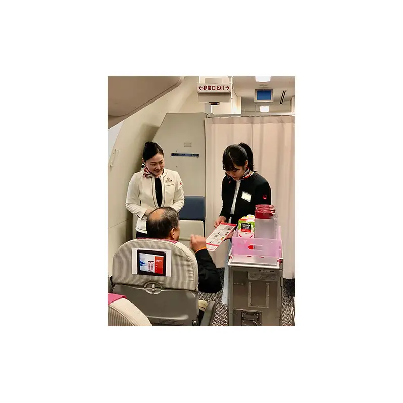 客室乗務員体験 JAL 日本航空 職業体験 機内食 客室乗務員体験【1名】