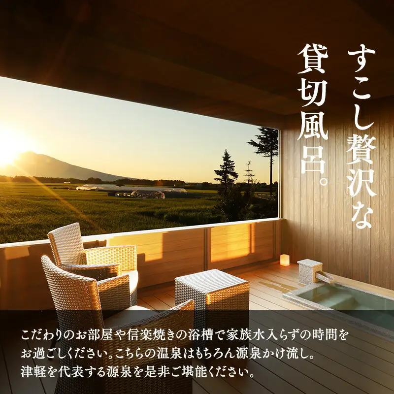 サウナ付き半露天風呂個室『グラン』90分貸切利用券[hi-0057-002]