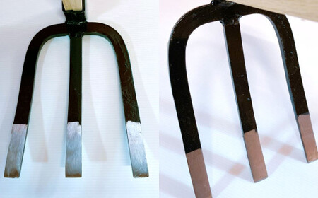 三本 備中鍬1挺 クワ 鍬 農機具 畑 農業 農業用品 耕作鍬 農作業 植物 家庭菜園 土壌 福岡県 北九州市 九州