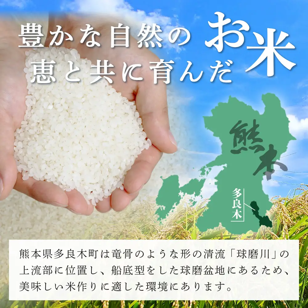 【令和8年産 新米 予約】多良木町産 ぴかまる 10kg(5kg×2) 10月下旬～順次発送 熊本 065-0641