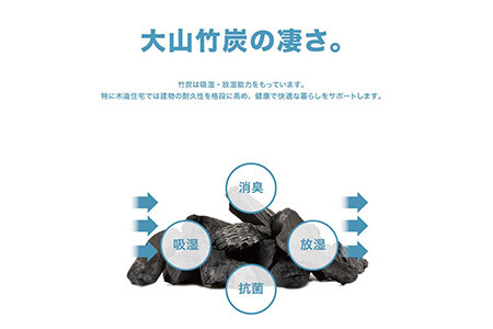 OT-06　大山竹炭（グレーorホワイト） Mサイズ 10個セット