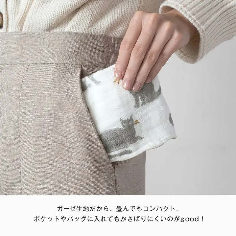 mikkegauze ガーゼタオル ハンカチ 8枚セット