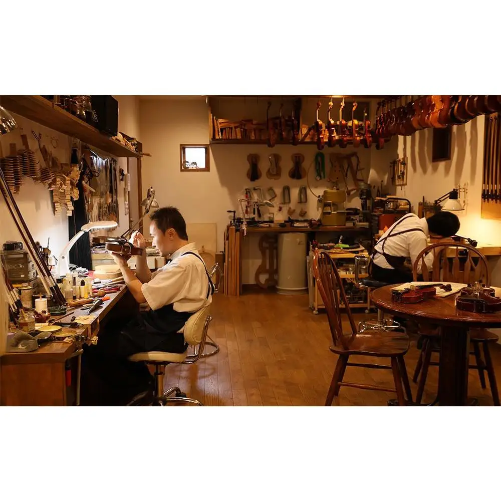 【高島屋選定品】〈Liuteria-TAKADA〉アトリエ製マエストロ監修の入門用バイオリンセット