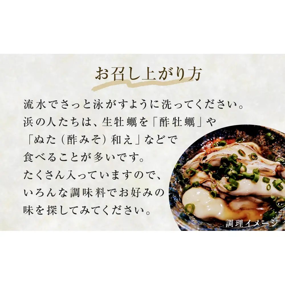 ＜先行予約：2027年1月配送開始＞ 生牡蠣 牡蠣 生食用 かき剥き身 500g 2本入 水無し 生産者直送 かき 生食 魚介 魚介類