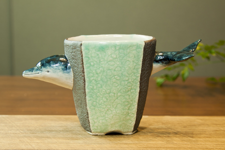 イルカカップ(1個)珈琲・お茶・焼酎などお楽しみください！
