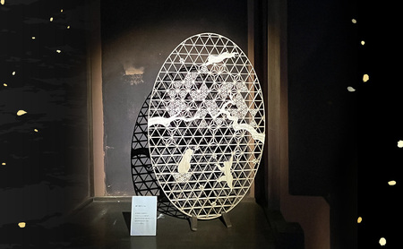 飾り組子-en-（宴）　組子細工 木工 工芸品 アート 和風 置物 壁掛け 壁飾り インテリア 滋賀県 米原市