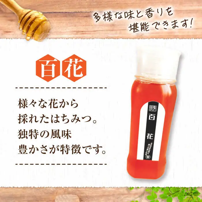 はちみつ チューブ2本セット（百花・みかん）各500g [APBO003] はちみつ