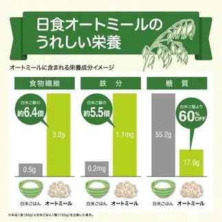 日食 オーガニックピュア オートミール（インスタントタイプ）800g×10袋
