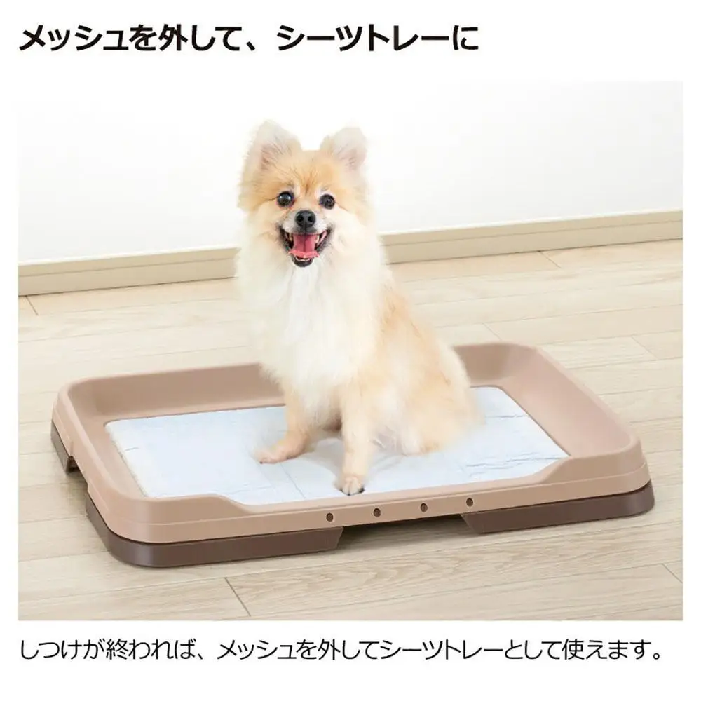 お掃除簡単ステップトレー ワイド【ライトピンク】