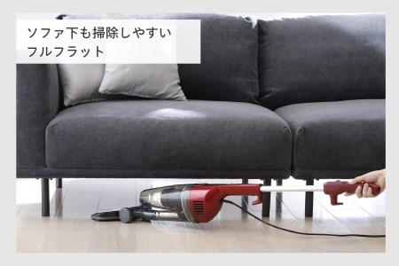 サイクロンスティック型クリーナー ルビーレッド (TC-5134R)