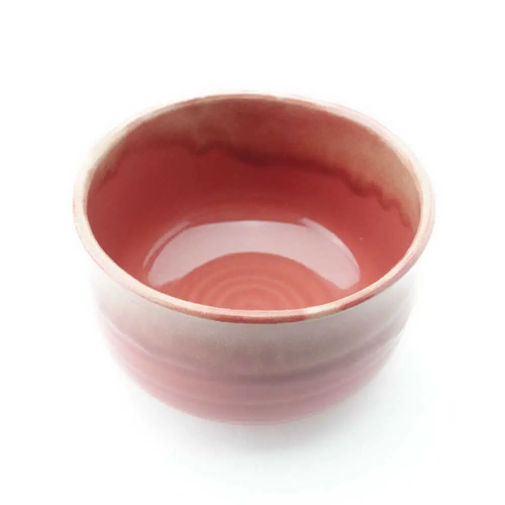 【波佐見焼】Folk Design 野点抹茶碗 渕釉流し 1点【玉有】[IE48]