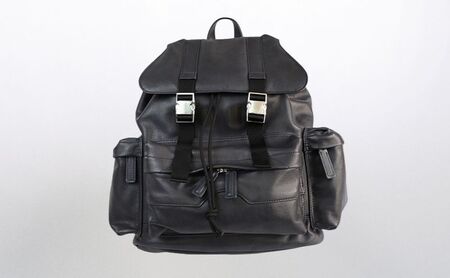 防水革 キャッスルフラップリュック ダークグレー イエローベージュ レザー メンズ レディース ユニセックス レザーバッグ 本革 日本製 職人手づくり 姫路市 兵庫県 Dark Gray