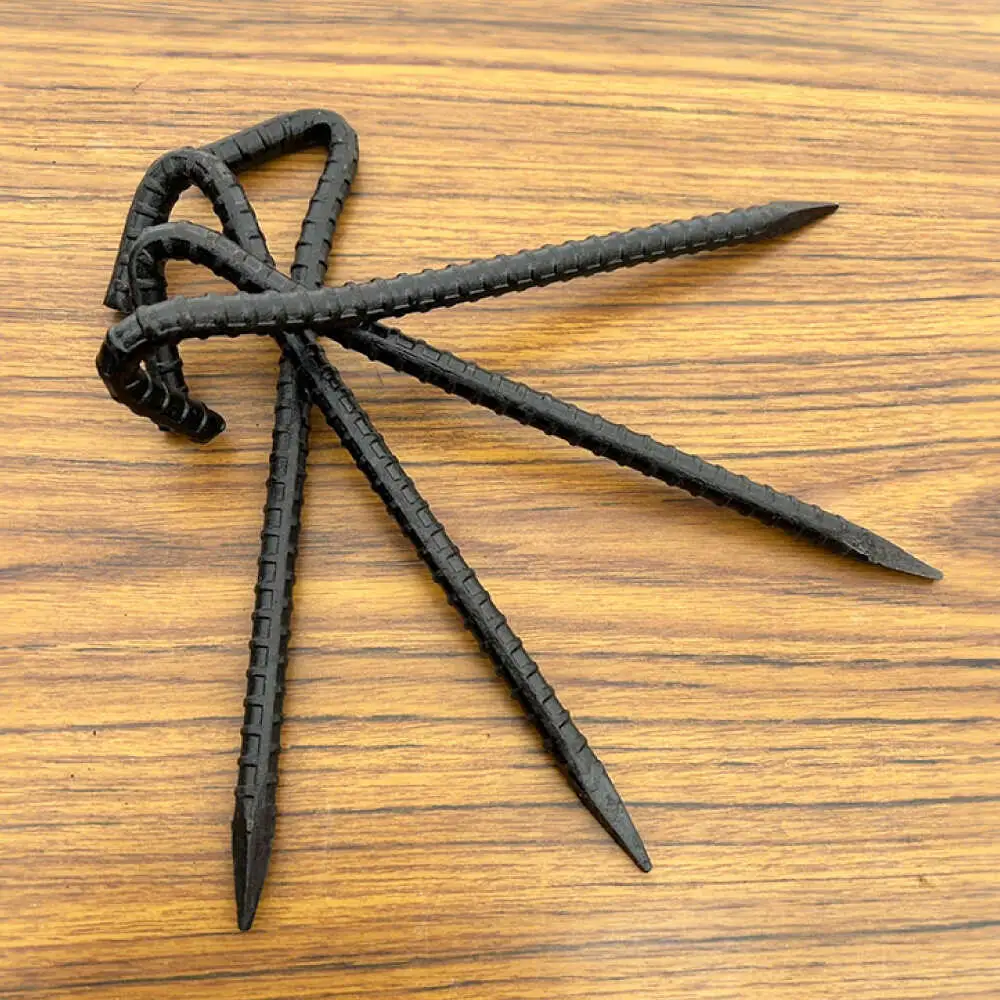 鍛造ペグ 20cm 4本セット / キャンプ キャンプ用品 ペグ キャンプ場 アウトドア用品 / 南島原市 / 重光刃物鍛造工場[SEJ014]